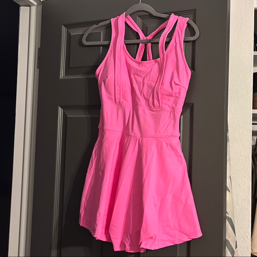 Vibrant Pink Sleeveless Dress